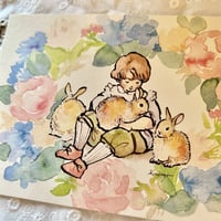 Child with Bunny ポストカード