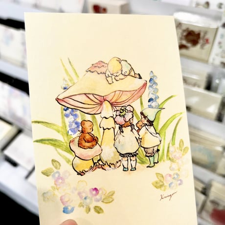 Summer mushroom ポストカード