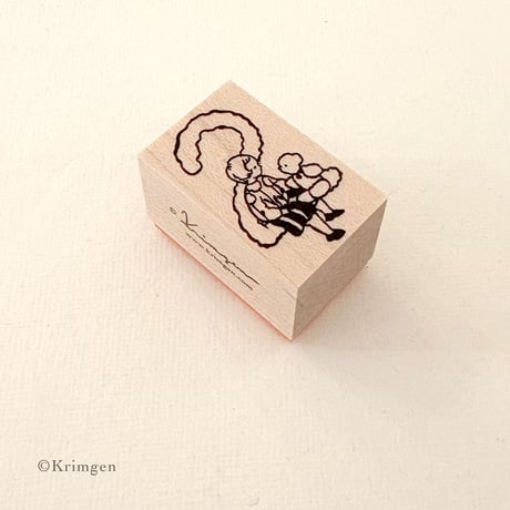 No.285: "2 + Boy" Stamp （２と男の子の ハンコ）