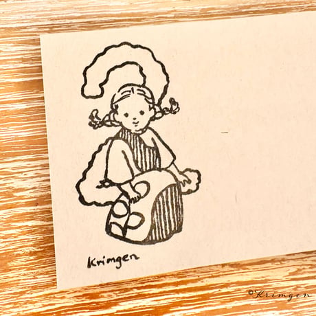 "2 + Girl"  memo pad