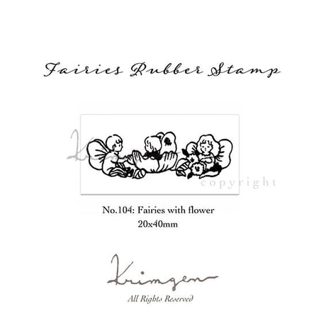No.104 Fairies and Flower
