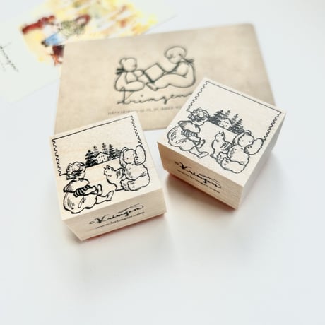 No.220: Landscape Frame Stamp （風景のフレームハンコ）