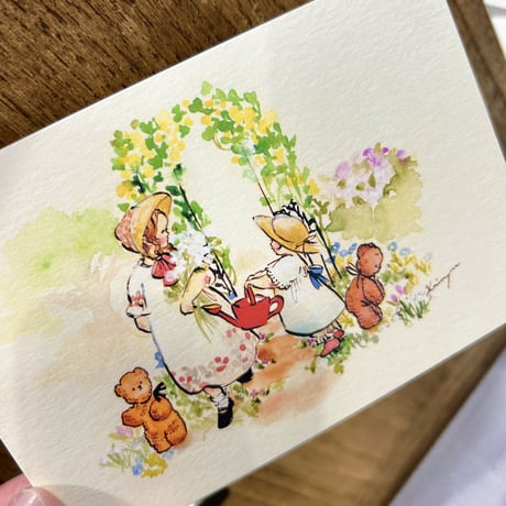 Red Watering Can (赤いジョウロ) ポストカード