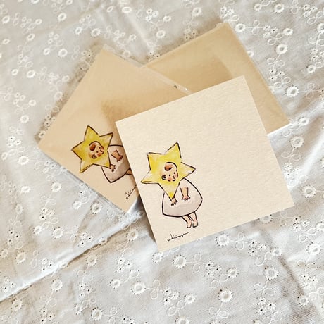 星の子 メモパッド (Star Child memo pad)