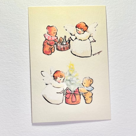 24K-54: "Baby Angel - Carrying -" postcard