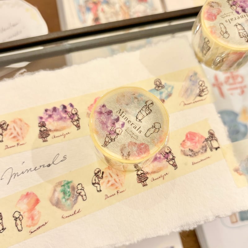 Minerals washi tape （鉱物のマスキングテープ） | Krimgen