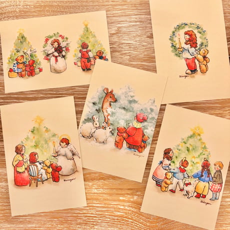 25K-46: "Conversation with an Angel" postcard 天使との会話ポストカード