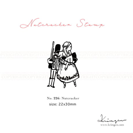 "Nutcracker” Stamp （No.226 くるみ割り人形 ハンコ）