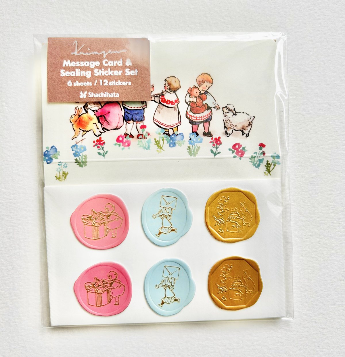 Message Card & Sealing Sticker Set (Children) |...