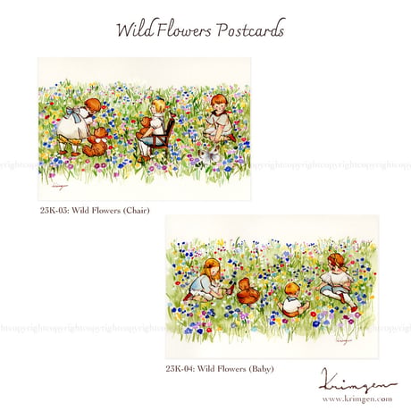 Wild Flowers ポストカード（2種セット）