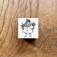 No.145:Winter Girl （冬の女の子）ハンコ