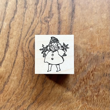 No.145:Winter Girl （冬の女の子）ハンコ
