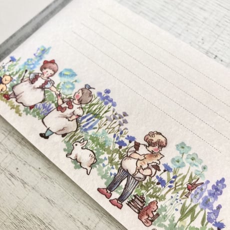 Blue Flowers (Two Girls) メモ帳