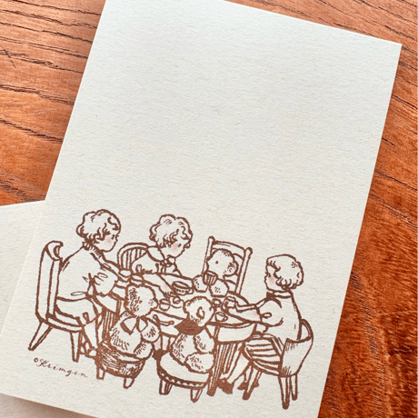 "Tea Party" memo pad