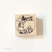 No. 262 "Postmark_Writing" rubber stamp （消印のハンコ）