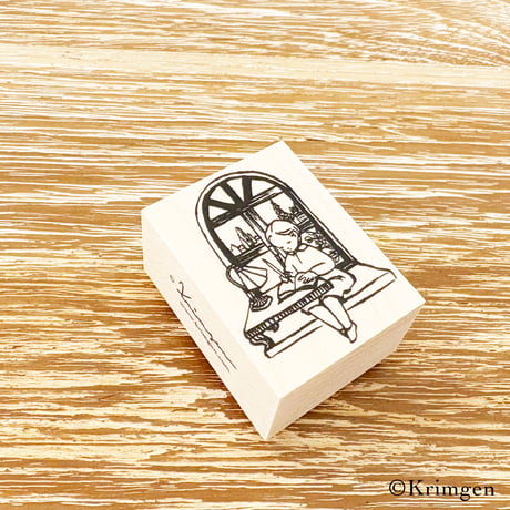 No.267 Window (writing) Stamp （窓のスタンプ）