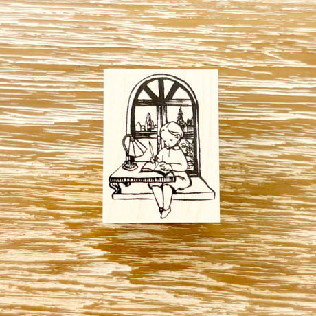 No.267 Window (writing) Stamp （窓のスタンプ）