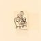 No. 255 \"Reading on Sofa\" rubber stamp