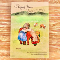25K-44: "NEW YEAR CARD 2026 GIRL"　年賀状GIRL 2026