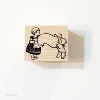 No. 264 "Ribbon" rubber stamp （リボンのハンコ）