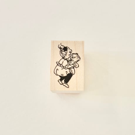 No.16: "Jumping" rubber stamp  ジャンプするスタンプ