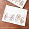 \"Letter Bears (citron yellow)\" memo pad