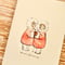 25K-39: \"Winter Greetings (twin stars)\" postcard