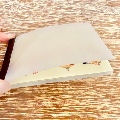 "Airy Moon"  memo pad メモ帳