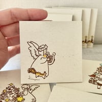 Angel with Harp レトロメモ帳