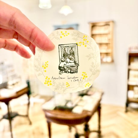 No.266 Window (cat) Stamp （窓辺の猫スタンプ）