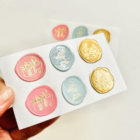 Message Card & Sealing Sticker Set (Children) *終売予定