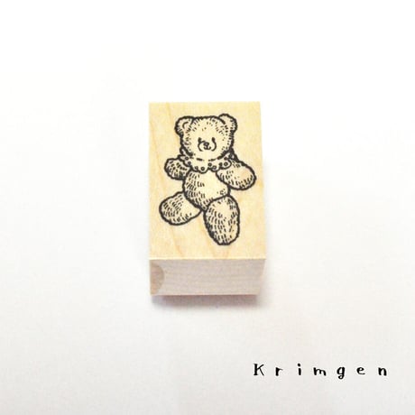 えりくま ハンコ  (Bear with Collar)