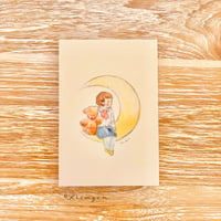 26K-12: "Airy Moon"  postcard