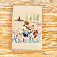 25K-08: "Lavender Fields" postcard