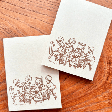 "Tea Party" memo pad