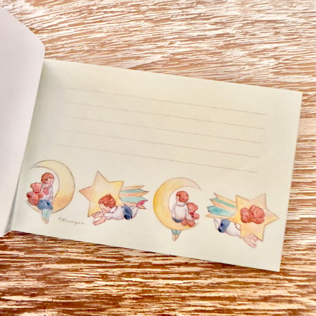 "Airy Moon"  memo pad メモ帳
