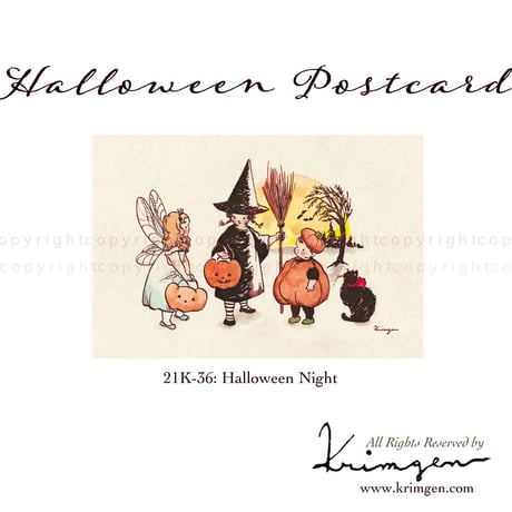 Halloween ポストカード