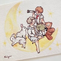 Moon Boat ポストカード