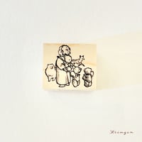 No. 286 "Piggyback" Stamp （おんぶのスタンプ）