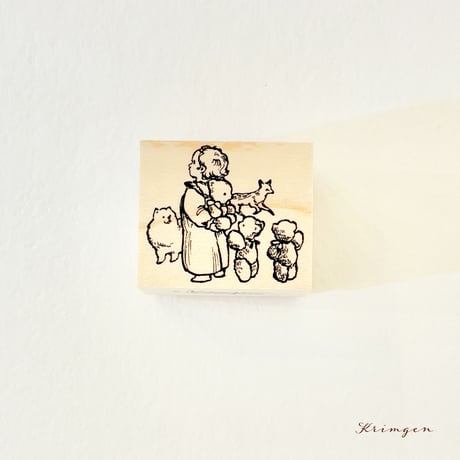 No. 286 "Piggyback" Stamp （おんぶのスタンプ）