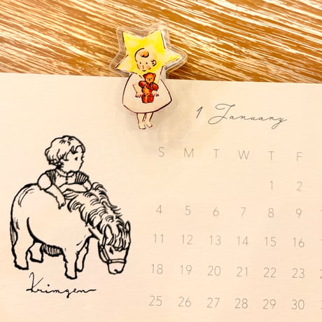 アクリルクリップ「星の子」