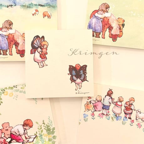 "Butterfly" memo pad  蝶のメモ帳