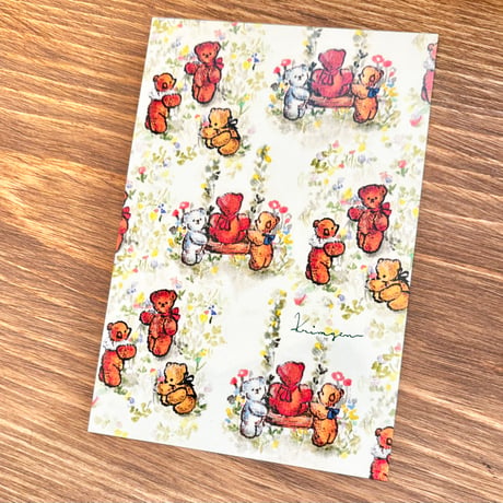 Bears in a Field ポストカード