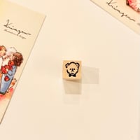 No.230: ちいさいハンコ　mini stamp “Bear’s Face”