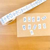 Roll Label Sticker  "Blue"（ラベラーシール "Blue"）