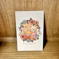 復刻版ポストカード "Reading"