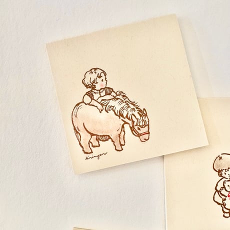 "Miniature Horse"  memo pad