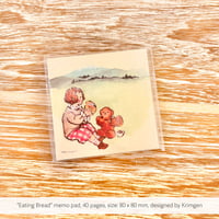 "Child Eating Bread" memo pad