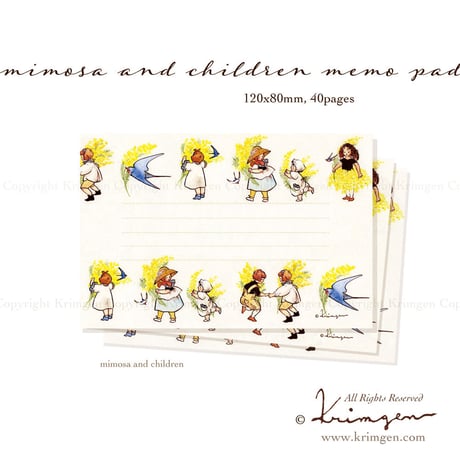 mimosa and children メモ帳