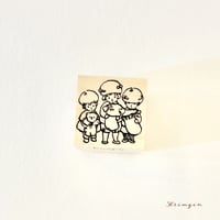 No. 290 "Mushroom (Children)" Stamp （きのこたちのスタンプ）